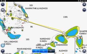 Our passage across to Thiladhunmathee atoll