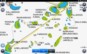 Our passage trough the reef