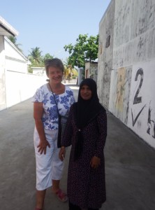 This is one of the ladies of the village