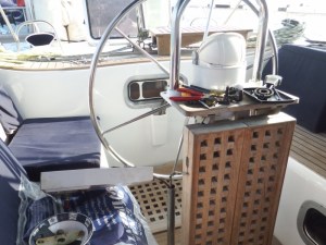 Fixing the gear cable