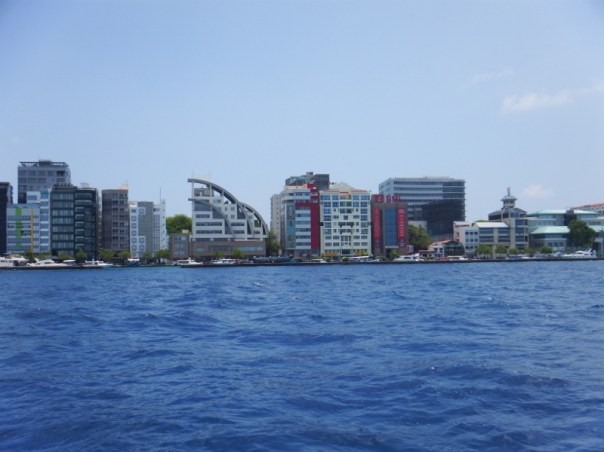 View of Male from the ferry