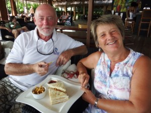 We shared a club sandwich and that was $20!