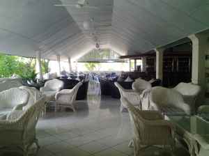 The bar at the Equator village