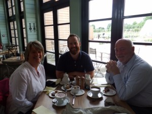 Coffee in the Walled garden cafe