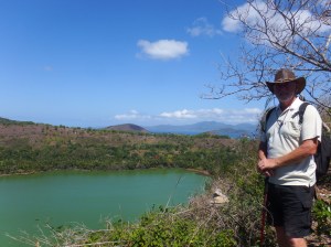 The other side of the crater