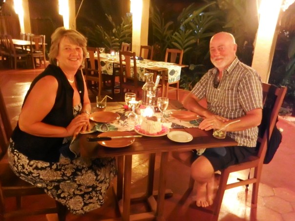 The end to a beautiful evening